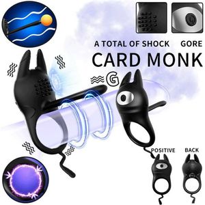 Yesakura electric double shock lock ring male husband and wife vibrator sex toy 75% Off Online sales