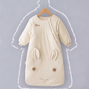 Maternal Child Products Autumn Winter New Colored Sleeping Bags for Infants and Children, Kick Quilt, Pure Cotton Pajama swaddle fleece