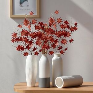 Decorative Flowers Simple Artificial Plant Realistic DIY Simulation Branch Fall Decor Wide Application Fake For Balcony