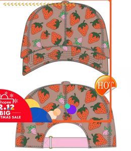 81ity Strawberry Baseball Caps Mans Cotton Cactus Classic Letter Ball Caps Summer Women Sun Hats Outdoor Justerbar Snapback Cap Girl's Cute Visor1001783