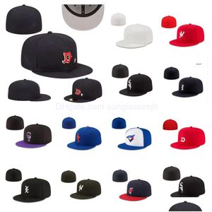 Ball Caps est Athletic Fitted Hats Snapbacks Hat Регулируемая футбол All Team Logo Sports Emelcodery Cotton Clothman Fisherman Beanies dh7pj