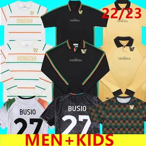 2023 Venezia Fußballtrikots Goldenes Trikot ARAMU FORTE Venedig Langarm 21 22 23 BUSIO Fußballtrikots Heim Auswärts 3. Adukt Kinder Kit Uniformen Wunderschönes Trikot