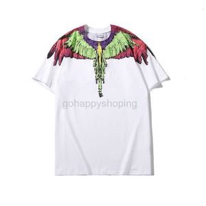 Chaopai MB Wing Men's и женская футболка Marcelo Classic Printed Feather с коротким рукавом SummerBfy3 16