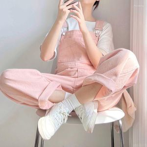 Women's Jeans Woman Denim Jumpsuits Female Design Wide-leg Suspenders Trousers Ladies All-match Fashion High Street Overalls Loose Pants