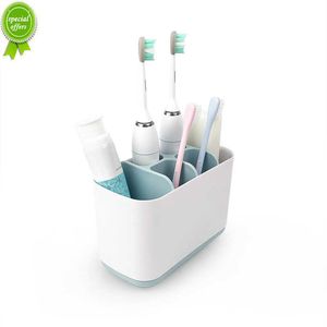 New 1pcs Toothbrush Toothpaste Holder Case Shaving Makeup Brush Electric Toothbrush Holder Organizer Stand Bathroom Accessories Box