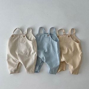 Salıncaklar yaz bebek kolsuz pamuk atanlar sevimli bebek kayış tulum çocuklar erkek kızlar gündelik tulumlar doğumlu kıyafetler 0-24m 230625