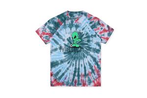 Männer T-Shirts Astroworld T-shirts Männer Frauen Alien Print Tie Dye Astroworld T-shirt Street Hip Hop ASTROWORLD T Hemd J230625