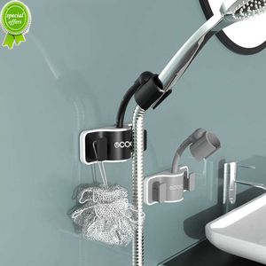New Drill Free Shower Head Holder Free Your Hand Adjustable Shower Bracket Rack Hanger for Bath Ball Bathroom Storage Accessories