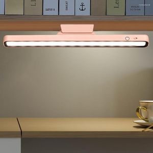Bordslampor skrivbordslampa hängande magnetisk led skåp lätt natt för garderob garderob ögonskyddsläsning