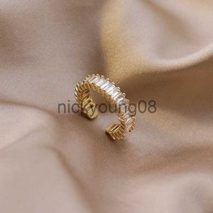 Pierścienie zespołu 2020 koreański nowy prosty Temperament palec wskazujący serdeczny wykwintna moda regulowany pierścionek eleganckie panie biżuteria bankietowa x0625