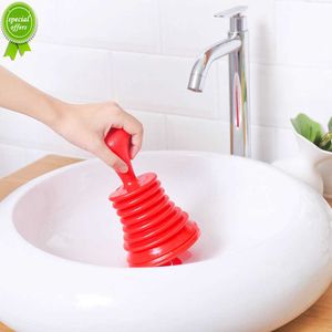 New Drain Cleaners Toilet Brush Suction Whoelsale Household Powerful Sink Drain Pipe Pipeline Dredge Suction Cup Toilet Plungers