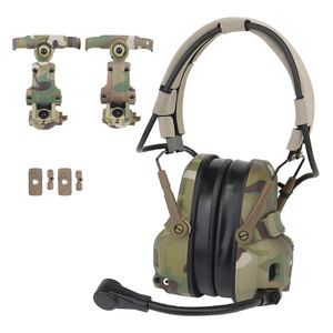 Tactical Earphone GEN 6 Tactical Earmuff Hunting Shooting Noise Reduction Headset for OPS Core ARC and Wendy M-LOK Helmet Head Mounted 2 in 1 230621