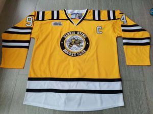 Хоккей в колледже носит физические фотографии Онтарио лига Ohl Sarnia Sting 94 Alex Galchenyuk Мужские молодые женщины Винтаж средней школы S-5XL или любое имя и номер Джерси