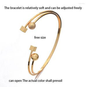 Bangle Dubai Balls Gold Color Bangles For Women Middle East Beads Ethiopian Saudi Arabia Bracelets Wedding Jewelry African Gifts Melv22