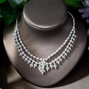 Necklace Earrings Set Fashion Charm Dubai Jewelry Nigerian Wedding African Beads Crystal Bridal Jewellery Ethiopian Parure 4pcs N-1225