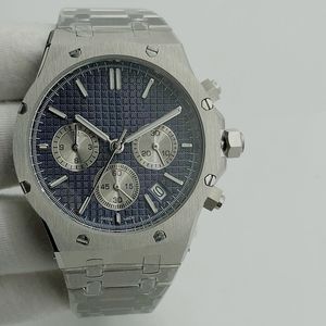 2023NAE relógio à prova d'água masculino relógios automáticos 5711 pulseira de prata azul inoxidável masculino mecânico montre de luxe relógio de pulso reloj hombre U1