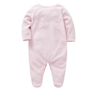 Baby Girl Clothes Set Boy Rompers Pink Fille Hats Gloves Cartoon Crown Newborn Dressing Gown Sports Wear Gym Bodysuits 9672