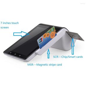 58mm yazıcı NFC barkod tarayıcısına sahip inç kapasitif dokunmatik ekran android pos sistemi tek bir pt7003ms