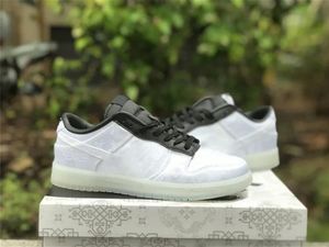 2023 Authentic Low CLOT Fragment White Authentic Shoes FRGMNT White Black 20th Anniversary FN0315-110 Outdoor Sneakers Größe 36-47