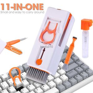 Kit de limpeza multifuncional 11 em 1 escova de limpeza de teclado de computador fones de ouvido caneta de limpeza para AirPods iPhone ferramentas de limpeza L230619