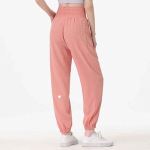 Frauen Kleidung Leggings Designer Luxus Frauen Yoga Hosen Fitness Übung Outdoor Laufen Lose Kordelzug Krawatte Fuß Hängen270Y