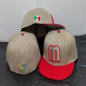 Summer Style Gorra Mexico M Letter Baseball Caps Bone Men Brand High Quality Unisex Hiphop Full Closed Fited Hats 35