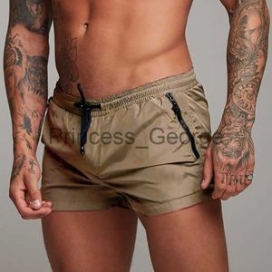 Herrenbadebekleidung 2023 Sommerbadebekleidung Sexy Herren Badehose Männer Badeanzug Badehose Boxer Kurze Strandshorts Surfbrett Mayo Wear Sunga Anzug x0625