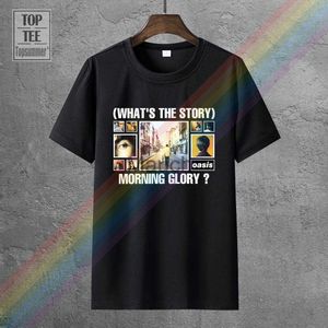 Camisetas masculinas 100 camisetas de algodão Marca Cloing Tops Tees New Oasis What's e Story Morning Glory Camiseta masculina J230625