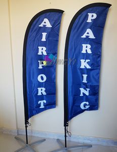 Cheap Feather Flag With Aluminum Pole,Knife Flag Wholesale Outdoor Promotion Advertising Flying Teardrop Banner Flag Custom