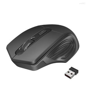 Mouse Wireless Mouse Moda Alta qualità Durevole 2.4GHz USB 2400DPI Regolabile Ricaricabile Muto Ergonomico Gioco ottico per PC