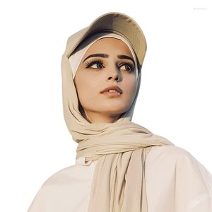 Boll Caps Women Hijab Baseball With Instant Jersey Scarf Muslim Ladies Outdoor vandring Solskyddsmedel Tillbehör Hårtäcke Turban