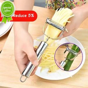 Fruit Vegetable Peeler Melon Potato Morot Gurka Multifunktion Grater Julienne Peeler Slice rostfritt stål Hemkökverktyg