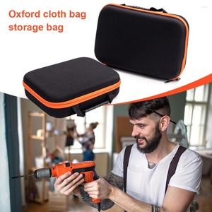 Storage Bags Heavy Duty Electric Screwdriver Suitcase Canvas Tool Handbag Hardware Drill Waterproof Zippers