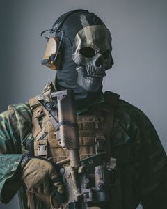 Parti Maskeleri MWII Kafatası Maskesi Kafatası Maskesi Çağrı Of Duty Maske Hayalet Yüz Kod Maskeleri Cosplay parti Büyük Sürpriz Hediye 230625