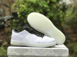 2023 Release Low CLOT Fragment White Authentic Shoes FRGMNT White Black 20th Anniversary FN0315-110 Outdoor-Sneaker mit Originalverpackung
