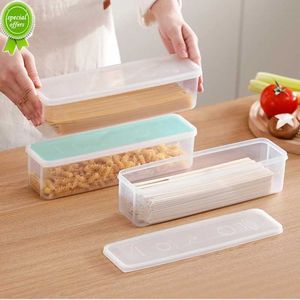 New Kitchen Noodle Spaghetti Container Household Cereal Preservation Storage Box With Cover Spaghetti Box Kitchen Food Container