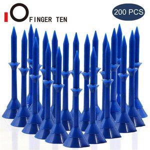 Golf Tees 100200 Pcs Training Tool Golf Tees Plastic Driver 3 14 inch 83mm Golfer Practice Tee Ball Holder Accessories Drop 230621