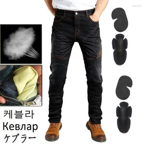 Motorcycle Apparel Aramid Pants Men Motocross Racing Trousers Cargo Jeans Touring Riding Equipment