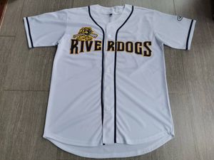 College Baseball Wears Fotos físicas Charleston RiverDogs revela a NOVA temporada atualizada Homens Jovens Mulheres Vintage High School Tamanho S-5XL ou qualquer camisa com nome e número