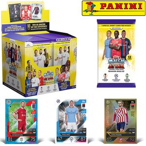 Adesivos de brinquedo infantil Panini 23 Topps Match Attax Game Edition League Star Card Box Fans Collection Gift 230621