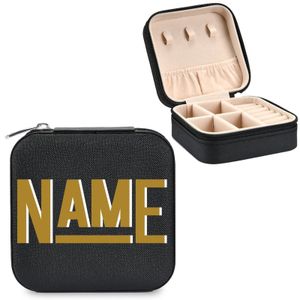 Gift Wrap Jewelry Box Personalized Gifts Leather Travel Jewelry Case with Name Bridesmaid Proposal Jewellery Holder for Her 230625