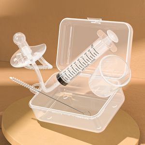 Dropper -Dropper Dispenser Przezroczysty smoczka Smart Medicine Dozownik Igła Podajnik Squeeze Medicine Kidsing Peensils