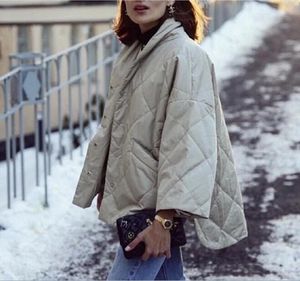Pendolare totem minimalista Versatile cappotto da donna in cotone con silhouette ampia