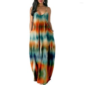 Vestidos casuais Vestido de senhora de verão Respirável Confortável Estampa colorida 3D Havaí Estilo de praia Férias Sexy