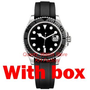 デザイナーウォッチ自動機械式時計高品質のボックスを備えた高品質のボックス付きセラミックベゼル41mmセラミックベゼル904Lステンレス鋼30m防水時計高品質