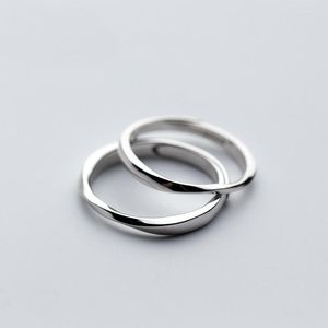 Cluster Rings MloveAcc Real 925 Silver Women Men Sterling Couple For Lovers Wedding Band Feminino Jewelry
