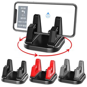 Suporte de telefone de silicone para carro 360 telefones giratórios Suporte de GPS para painel de controle Suporte de telefone celular estável no carro