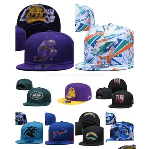 Ball Caps Wholesale All Teams Logo Designer Hats Baskball Snapbacks Unisex Embroidery Football Closed Mesh Flex Beanies Fisherman Ha Dhhbd