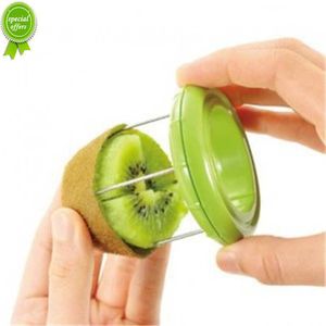 Descascador de kiwi em aço inoxidável Cortador de frutas Salada Ferramentas de cozinha Gadgets de casca de limão Divisores criativos para utensílios de cozinha