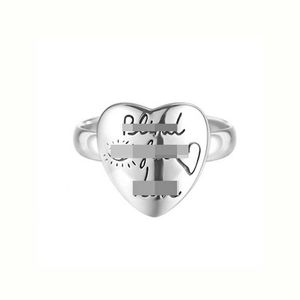 2023 Gujia Classic s925 Sterling Silver Fashion Fearless Love Fashion мужские и женские кольца